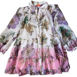 Nu Resort Floral Mini Dress - Small